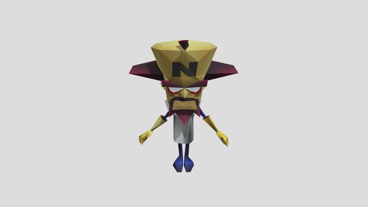 neo cortex form crash 2 cinematics 3D Model