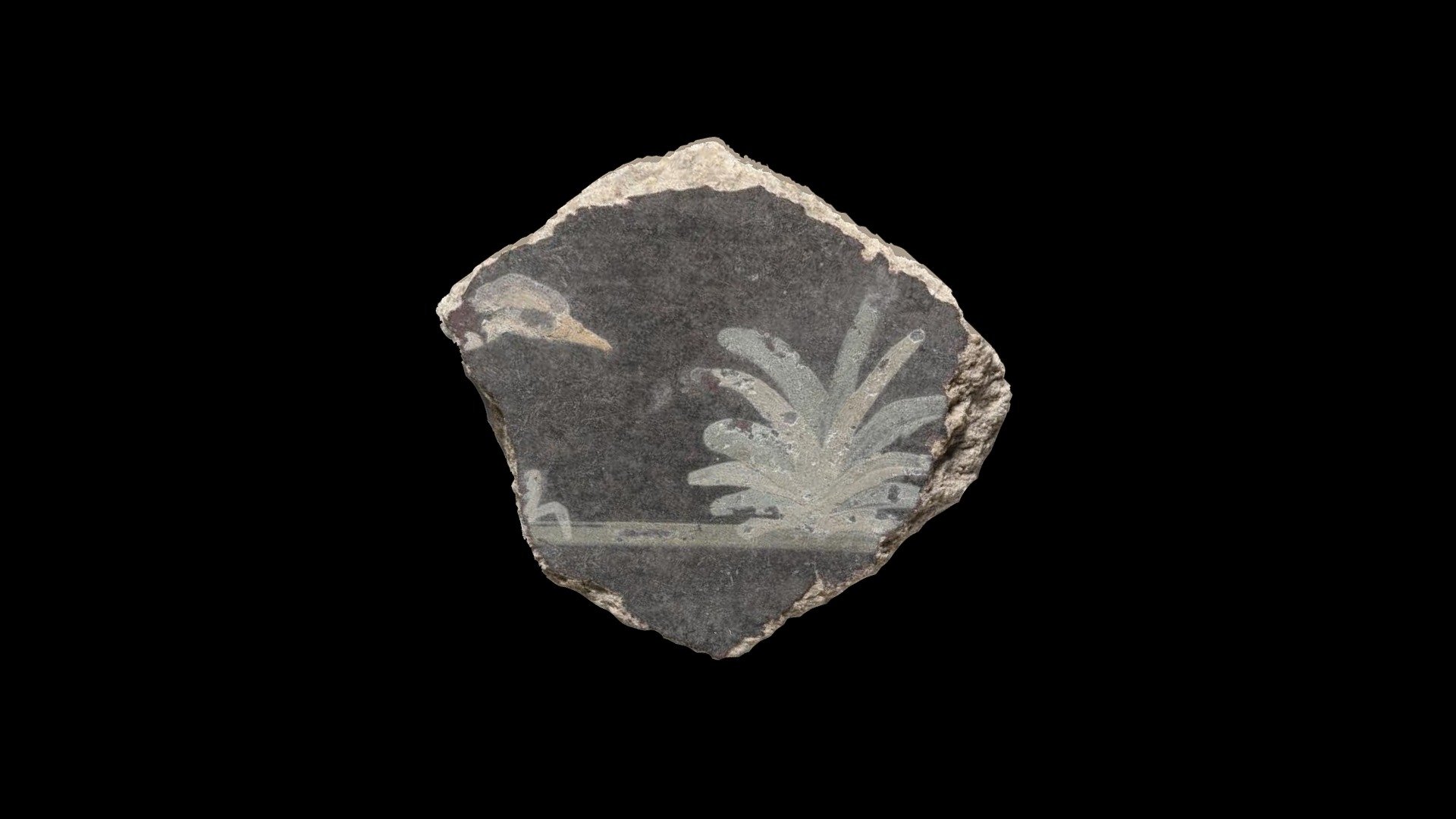 Painted wall fragment 5 — Sketchfab embed 3D viewer