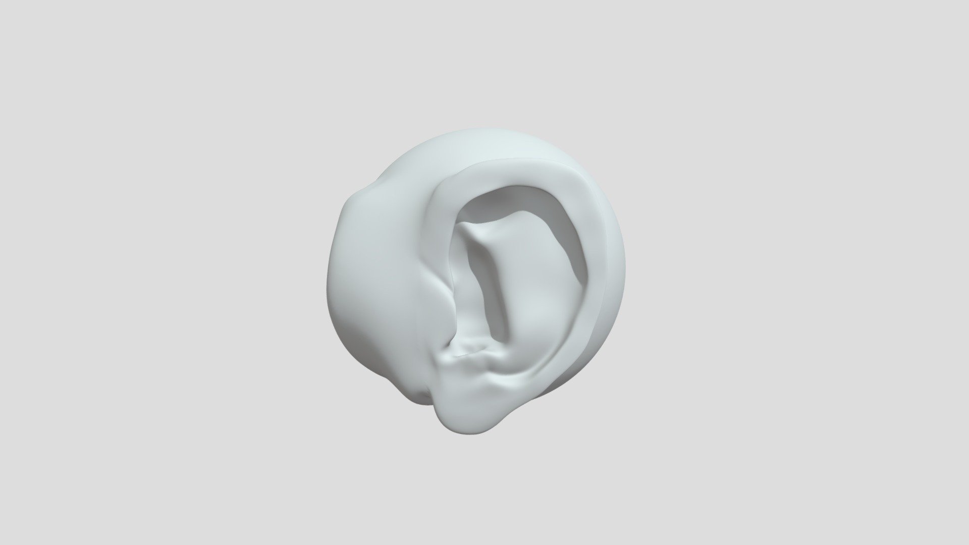 Ear 1 Sculpt - 3D model by the737flyer [19c1a59] - Sketchfab