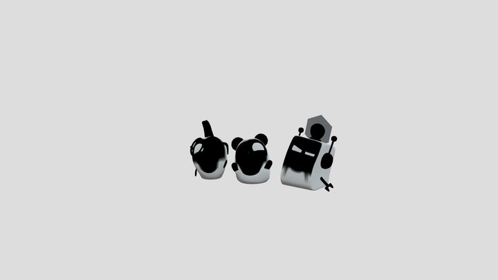 old-squeak-flip-dot-tom-2 3D Model