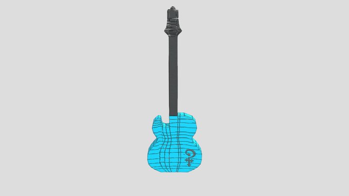 Guitar Final 3D Model
