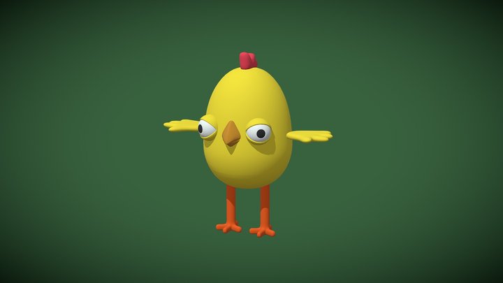 Little chicken 3D Model