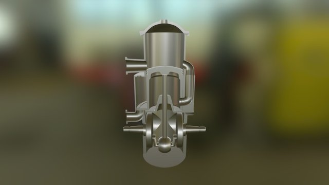 Agregat Razrez 3D Model
