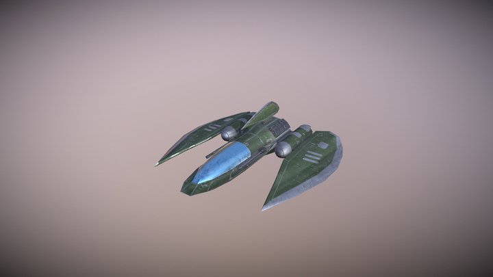 Spaceship_5 3D Model