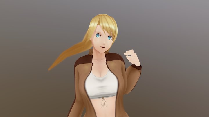 Anzhe 3D Pose 3D Model