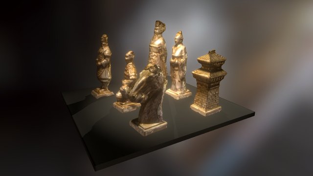 Chess Pieces 3D Model