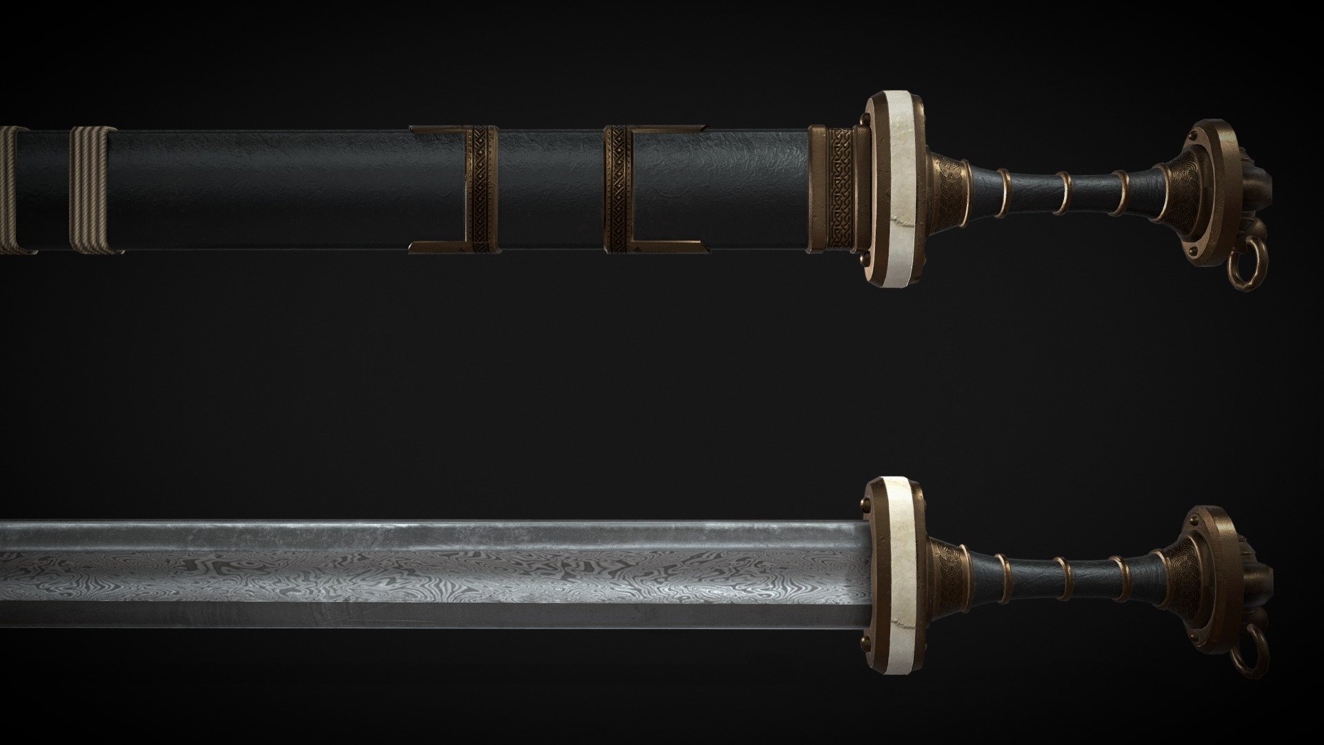 Archivo STL Espada vikinga ulfberht 🗡️・Plan de impresión en 3D para  descargar・Cults