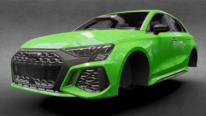 [Real Racing 3] 2021 Audi RS3 Sportback – Modello 3D gratuito STL