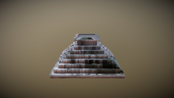 Step Pyramid Temple 3D Model