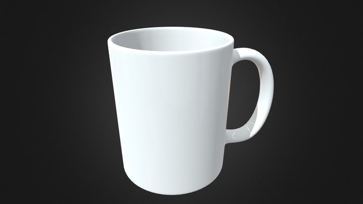 Plain Mug 3D Model