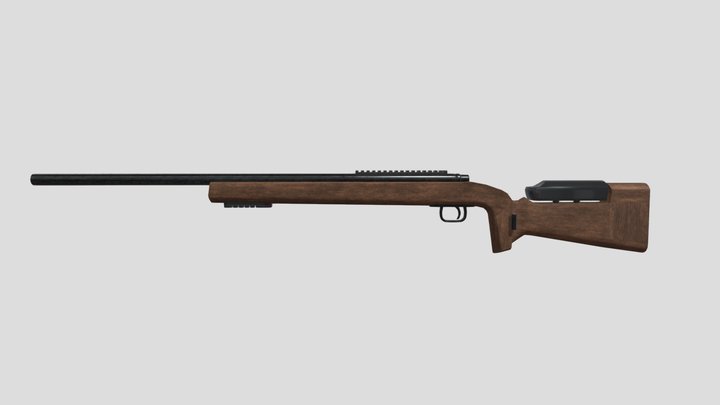 Sniper Rifle 3D Model