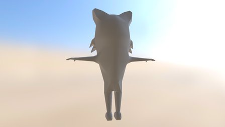 Low Poly Cat 3D Model