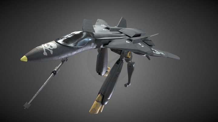 Robotech - Macross Hybrid transformation Fan Art 3D Model