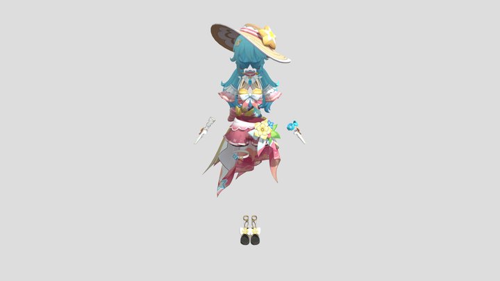 Chromatic Fatebound Sea - Manekina – Modelo 3D gratuito STL