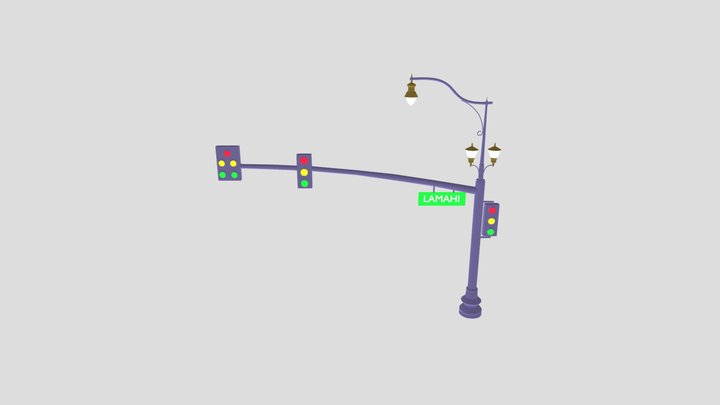 Trafic Light 3D Model