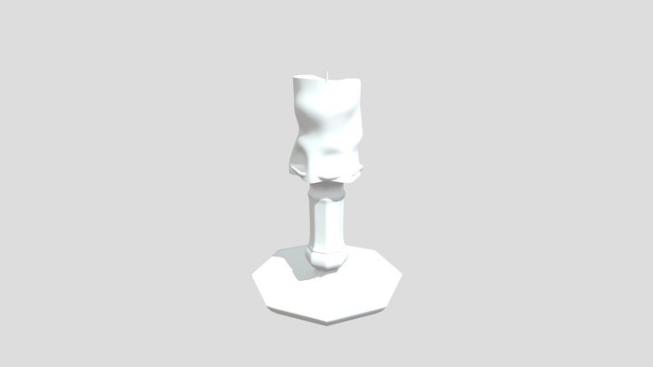 Candle 3D Model