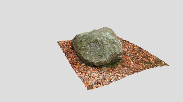Erratic boulder Riesenstein 3D Model