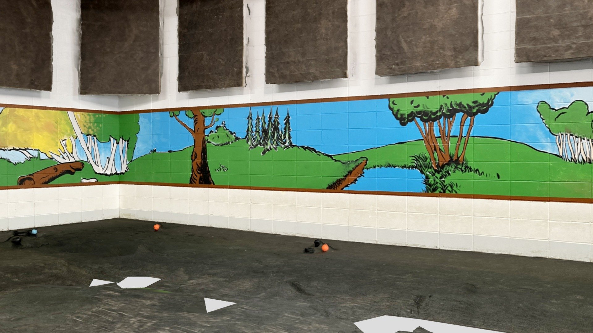 The Back in the Pack dog daycare Mural 2022 3D model by GravityB