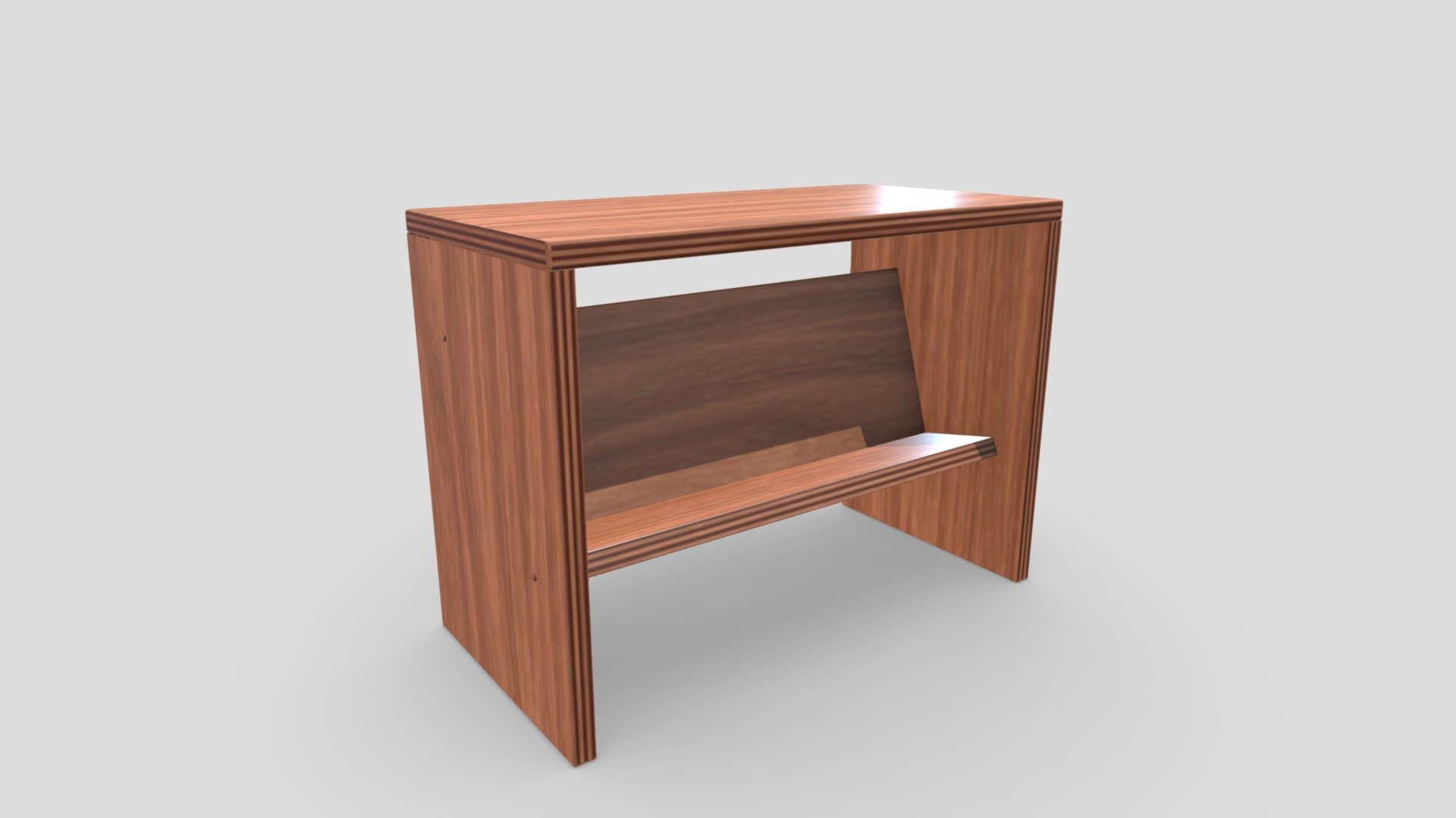 LOM ROM Magazine Rack Table - Buy Royalty Free 3D model by interior ...