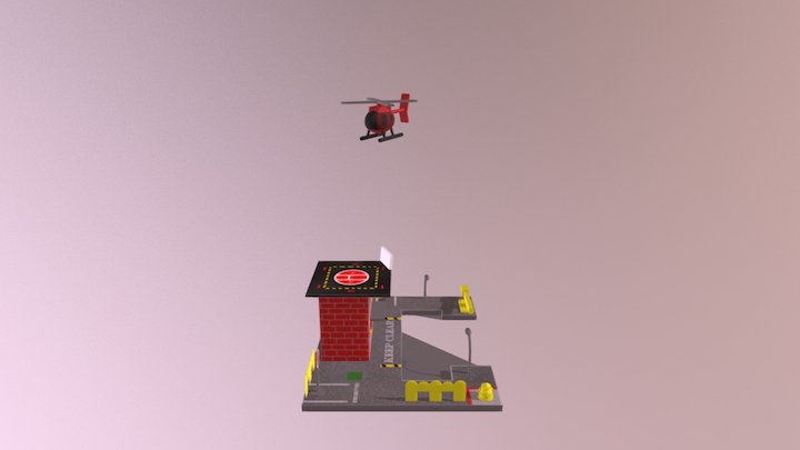 Fire House 3D Model