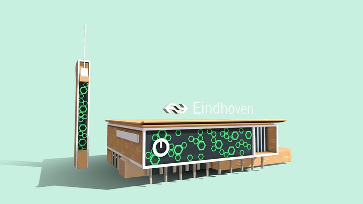 Eindhoven 2056 station 3D Model