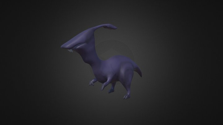 Violet the Dinosaur 3D Model