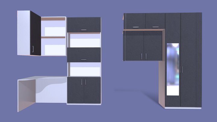 Furniture Set 3 3D Model