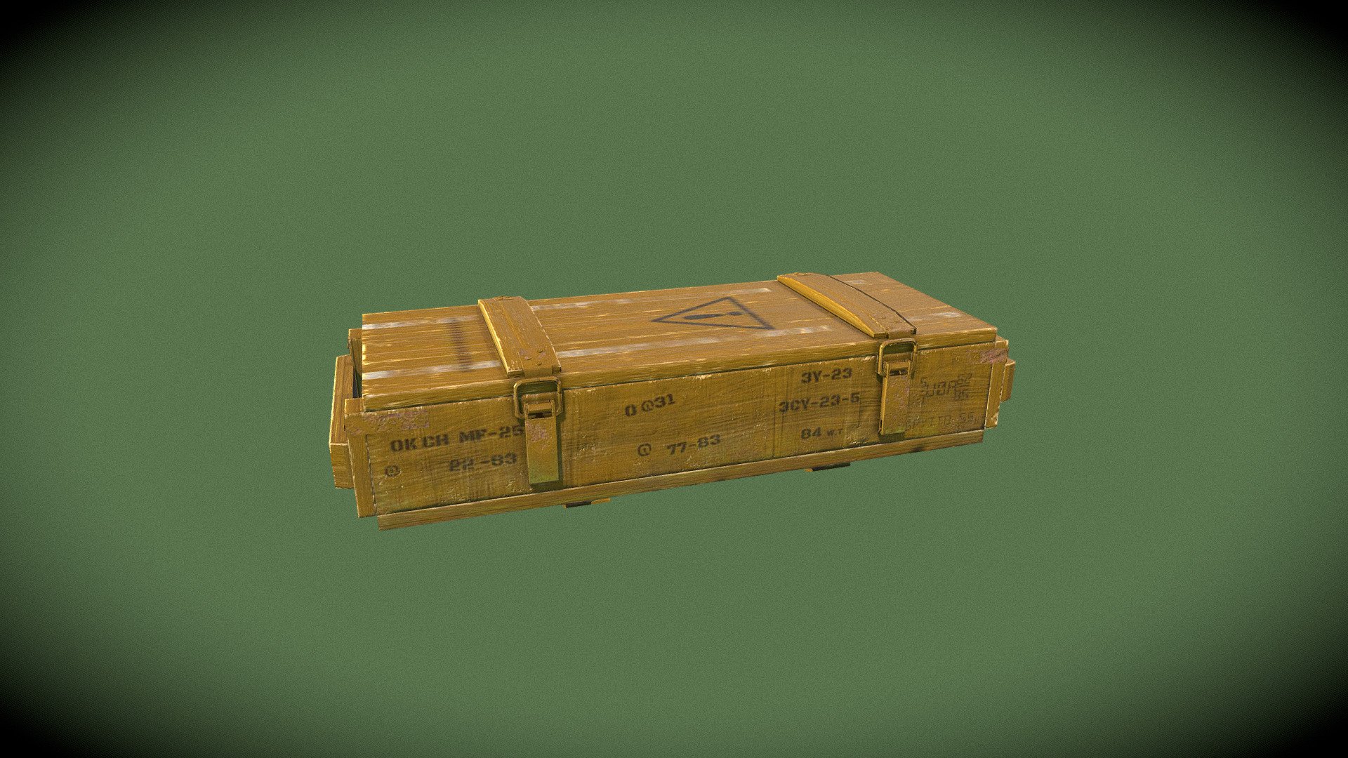 Military Crate Green - Download Free 3D model by wman3 [19cfa9e ...