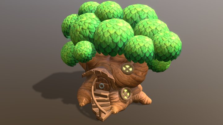 Tree-house 3D Model