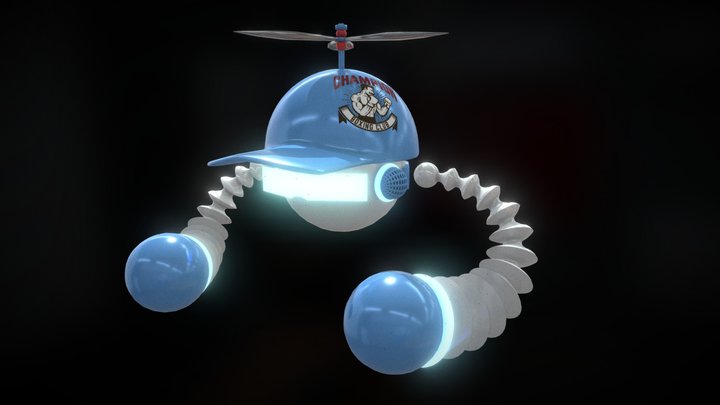 Boxing Robot 3D Model