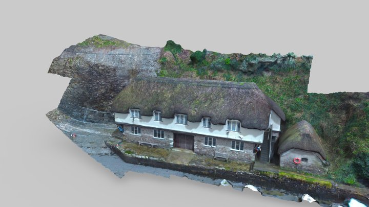Coronation Boathouse, Bantham, South Devon 3D Model