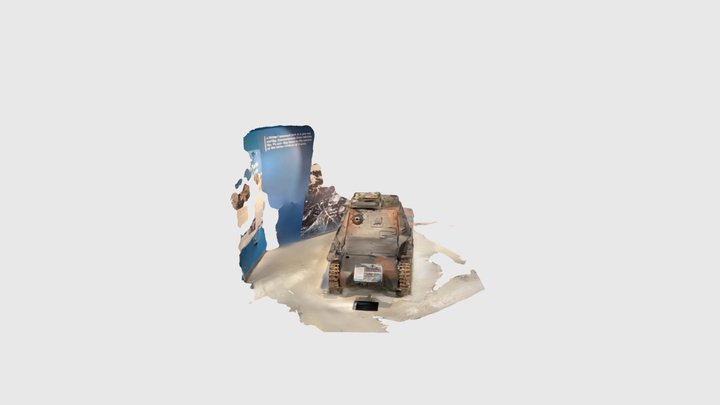 Panzer command tank 3D Model