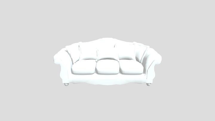 Mordern 3d Sofa 3D Model