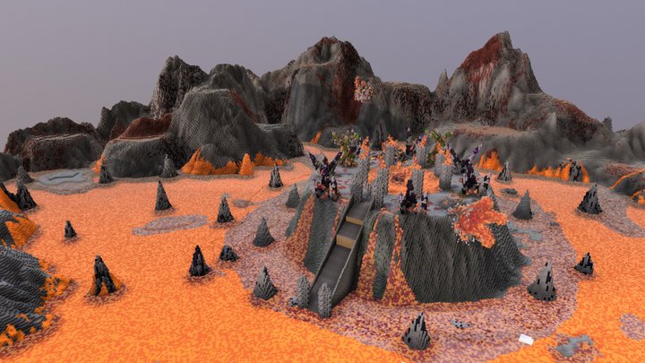 Lava zone 3D Model