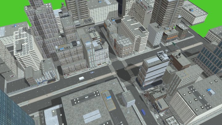 full_gameready_city_buildings 3D Model