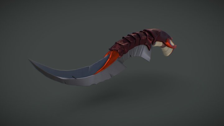 Centepede_Knive_Sculpting 3D Model