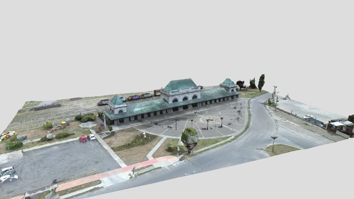 Antigua Estación de Trenes Osorno 3D Model