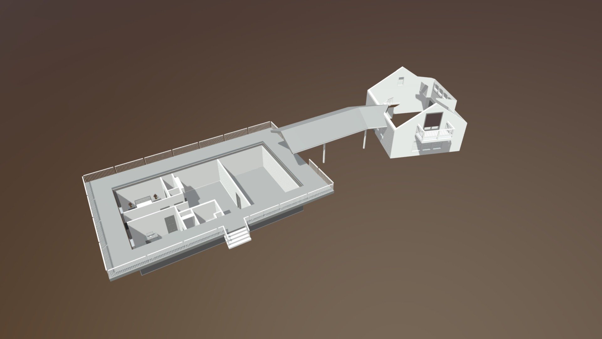 House (Bottom) - 3D model by Newsome Interactive (@newsomellc) [19d6a5e ...