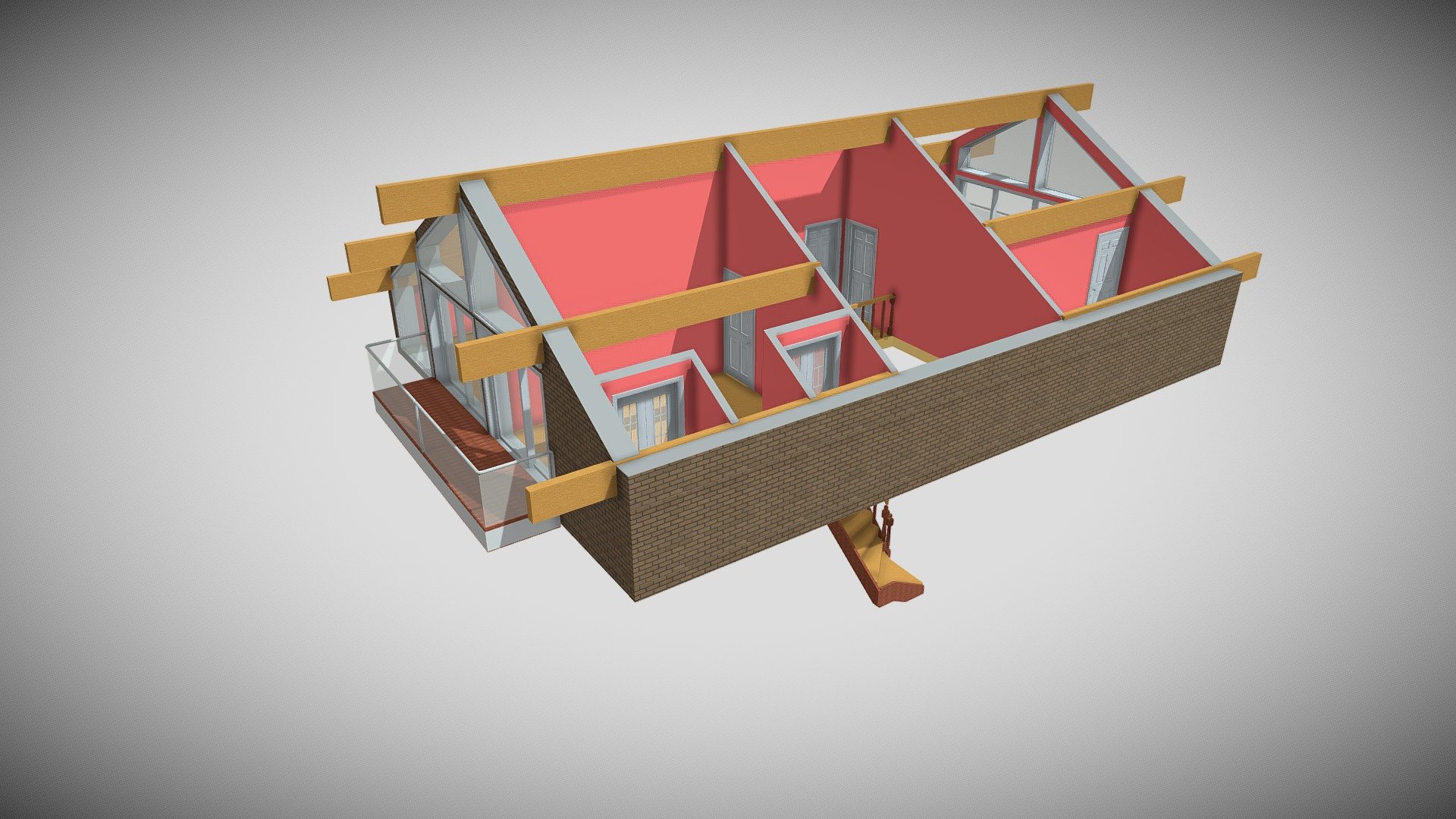 Standard hoist type first floor walls only