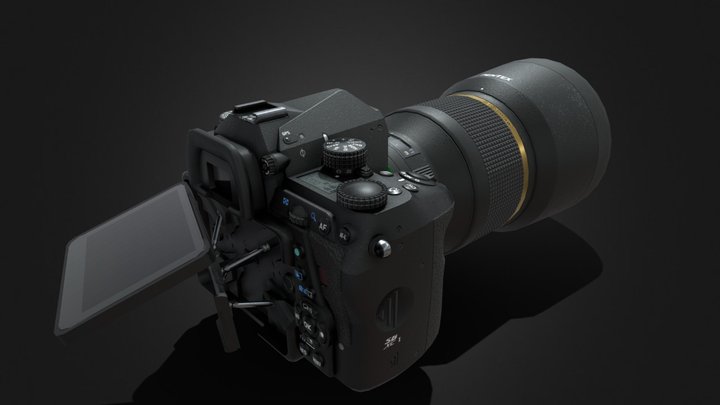 PENTAX K-1 DSLR 3D Model