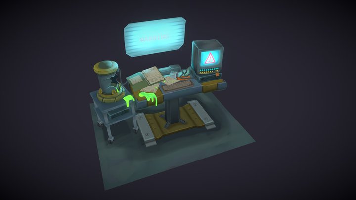 WIP Science Experiment 3D Model