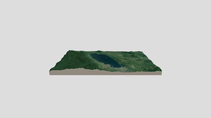 Danau Singkarak - Danau Tektonik 3D Model
