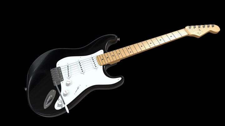 Fender Stratocaster 3D Model