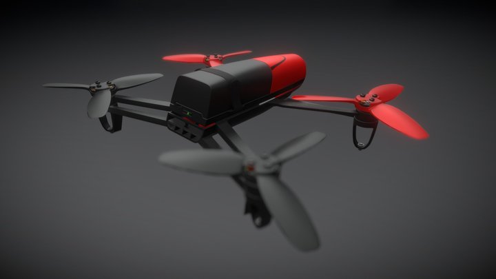Parrot Bebop 3D Model