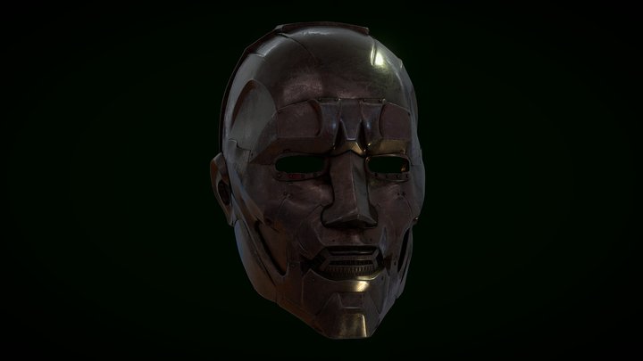 Doctor Doom Mask 3D Model