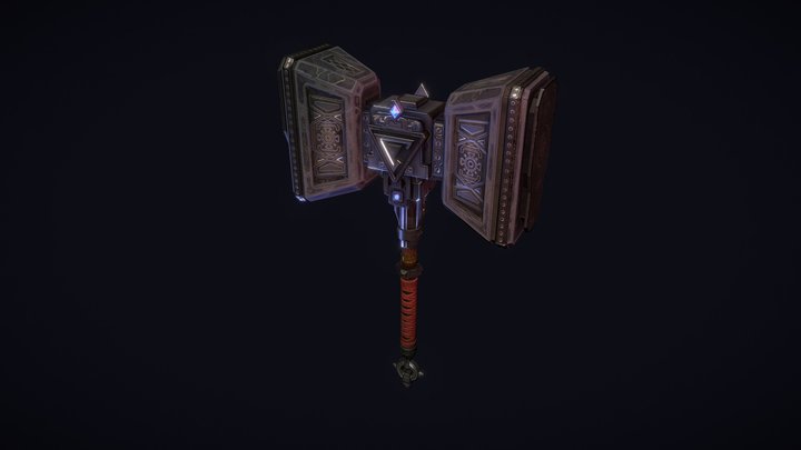 Fanatsy hammer 3D Model