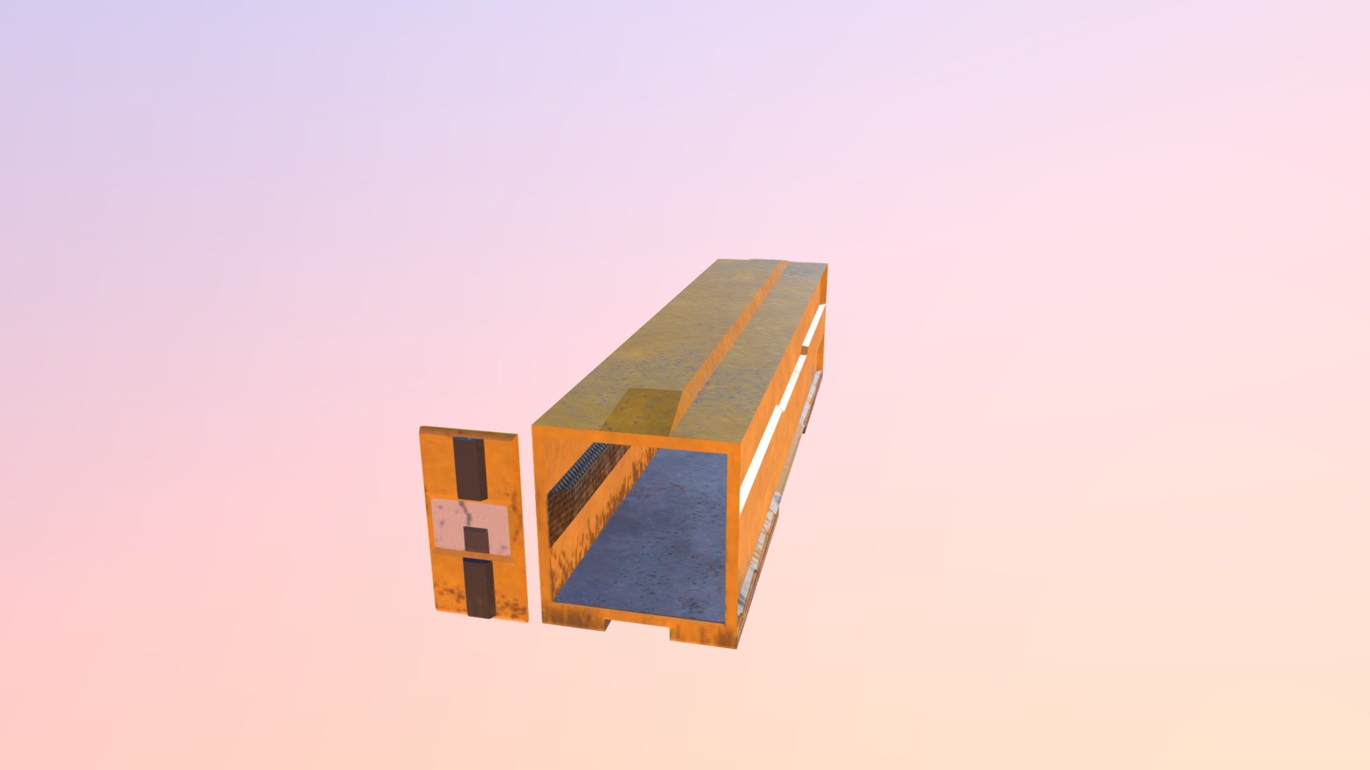 Scifi shipping container