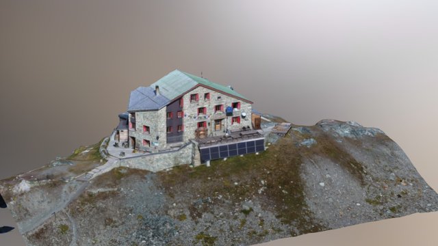Cabane des Dix 3D Model