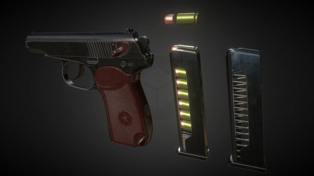 Makarov 3D Model