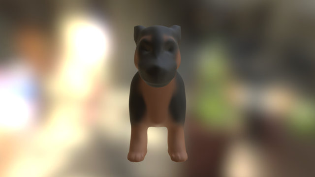 First Dog Model on Zbrush 3D Model